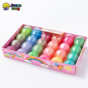 JITENG <span class=keywords><strong>Slime</strong></span> de Cristal con Forma de Ola Grande, <span class=keywords><strong>Slime</strong></span> Transparente, Juguetes Educativos, Textura Elástica y Transparente, Capacidad de Inflar Colorida - Product Image 1