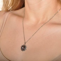 Collier pendentif en argent sterling 925 de haute qualité avec perle d'eau douce ronde hawaïenne, bijoux sur le thème de la vie marine
