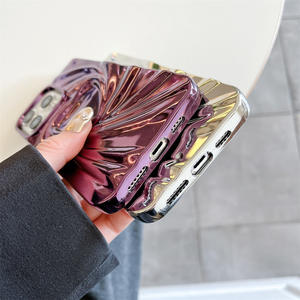 TPU Ins moda galvanoplastia 3D corazón textura anticaída multicolor suave funda <span class=keywords><strong>de</strong></span> teléfono para iPhone 16 15 14 Plus Pro Max - Product Image 5