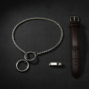 <strong>Dog</strong> <strong>Collar</strong> Show Lead <strong>Chain</strong> 304 Stainless Steel Snake <strong>Chain</strong> P Choke for <strong>Dog</strong> Training - Product Image 6