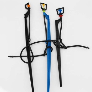 Ensemble de <span class=keywords><strong>micro</strong></span>-arroseurs rotatifs complets en plastique 241T avec piquet pour système d'irrigation de serre et de verger, <span class=keywords><strong>installation</strong></span> facile - Product Image 5