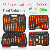 Boîte à outils de réparation et de secours en extérieur de 47 pièces, ensemble d'outils à main pour la réparation de véhicules électriques à énergie nouvelle