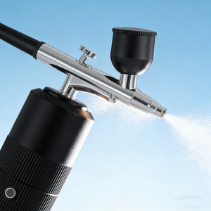 Kit d'aérographe professionnel pour le maquillage masculin, la <span class=keywords><strong>barbe</strong></span>, la teinture - Pulvérisateur anti-obstruction, marque privée - Product Image 5