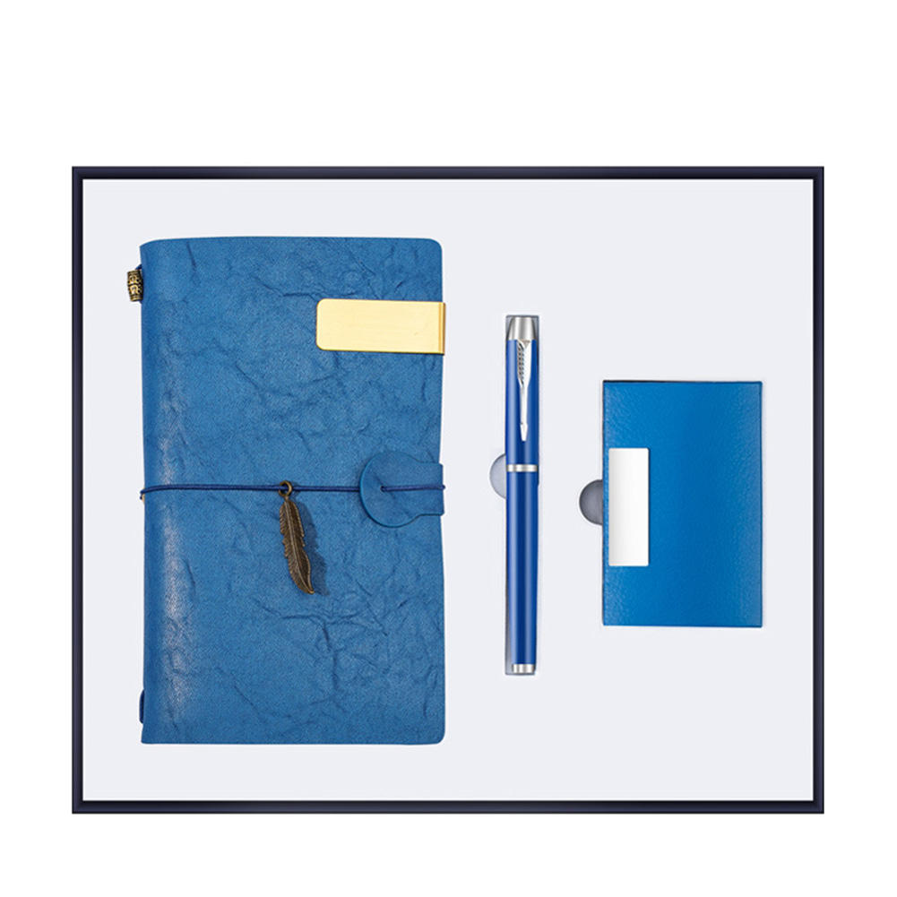 Blue3sets โน้ตบุ๊ค/ปากกา/พาวเวอร์แบงค์