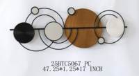 Miroirs muraux en métal pour la décoration intérieure de la maison, 120,02*3,18*43,18CM, miroir décoratif en bois et en métal à poser au mur