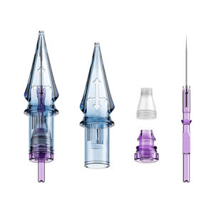 Solong - Cartuchos de Agujas de Tatuaje Desechables Profesionales de Acero Inoxidable, Sistema de Membrana de Seguridad, Esterilizados con <span class=keywords><strong>Gas</strong></span> EO, 20 Piezas/Caja - Product Image 2