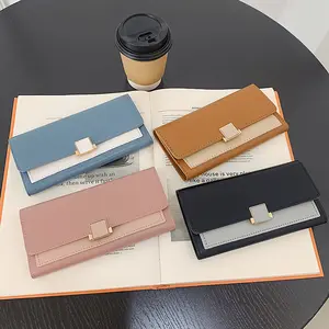 Pochette da donna di lusso 2022 nuovo portafoglio in pelle portafoglio lungo da donna con cerniera intorno al portamonete da donna per iPhone