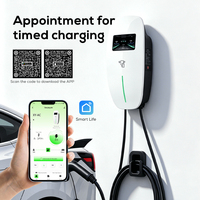Station de recharge rapide pour voiture électrique Ovrod Ac 22 kw Ocpp 2.0.1 Evse Ac 22kw 32a Type2 Monophasé 3 phases Niveau 2 Chargeur mural pour voiture électrique