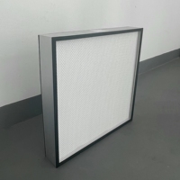 Filtro de Aire para Cuartos Limpios ULPA H11 H12 H14 U15 U16 U17 MERV15 16, Filtro Plegado