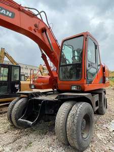 Excavadora de Ruedas Usada de Segunda Mano, Maquinaria para Movimiento de Tierras DOOSAN DH210W-7 en Venta - Product Image 4