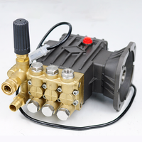 Pompe à piston haute pression Total Stop 150 bars avec interrupteur marche/arrêt, débit de 15 L/min, 380 V pour nettoyeur haute pression et traitement des eaux usées