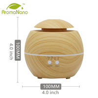 Diffuseur d'huiles essentielles AromaNano Mist Humidifier USB Portable Purificateur d'air Diffuseur ultrasonique pour voiture Contrôle par application 1 an