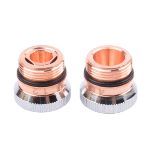 Boquilla Láser <span class=keywords><strong>DNE</strong></span> Consumibles D15 H15 M12 Boquilla de Una o Dos Capas Cromada para Máquina de Corte por Fibra - Product Image 1