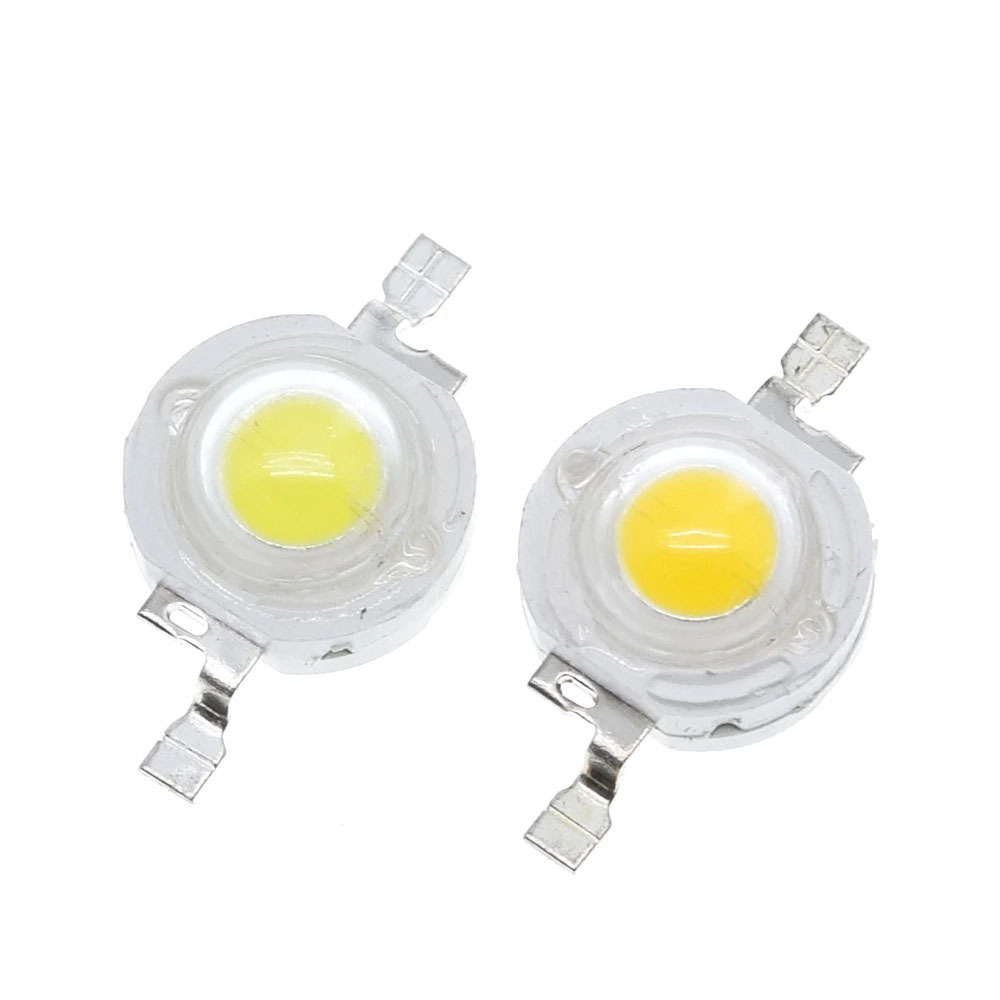 10PCS/LOT led 1W 100-120LM LED Bulb IC SMD Lamp Light Daylight white/warm white High Power 1W LED Lamp bead