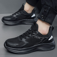 Nouvelle mode respirante chaussures de course décontractées maille anti-dérapant chaussures de sport pour hommes