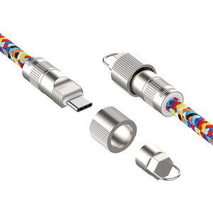 <span class=keywords><strong>Cable</strong></span> de Datos con Cordón de Carga Rápida de 60W 27W, Trenzado de Aleación de Aluminio OEM, para Celular, 3A, <span class=keywords><strong>USB</strong></span> <span class=keywords><strong>a</strong></span> <span class=keywords><strong>Tipo</strong></span> <span class=keywords><strong>C</strong></span> para <span class=keywords><strong>Samsung</strong></span> - Product Image 4