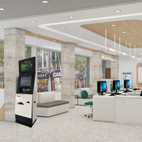 Terminal Financiero Interactivo de Autoservicio ATM/BTM, Equipo de Pago, Kiosco Android, Máquina Expendedora