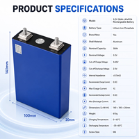 Sel Prisma LiFePO4 Gotion 3.2V 30Ah Grade A, 4000 Siklus, Baterai 6C Discharge untuk Solar Campers, Golf Cart, Yacht, RV, dan Kapal