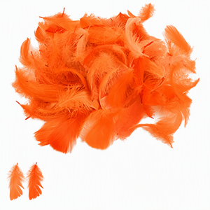 Plumas de Ganso Naturales para Manualidades, Decoración, Sombreros, Disfraces, Accesorios para el Cabello, Carnaval, Fiesta, Boda, Decoración Navideña - Product Image 1