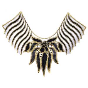 Aplique de encaje para cuello, bordado Floral, grande - Product Image 2