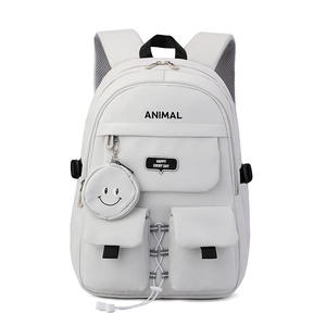 2024 Custom Design High Quality Nylon Women's School Bag Waterproof Zipper Closure Beautiful Mochilas Escolares for Girls - Product Image 5