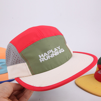 Gorra Deportiva Impermeable con Orificios Cortados a Láser, Logotipo Personalizado, Gorra de Poliéster de Alto Rendimiento, Gorra de 5 Paneles para Golf y Campamento