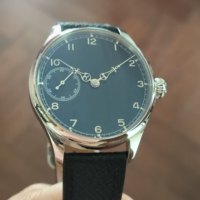 Jam Tangan Mekanis Manual Mewah 41mm Seagull St3600k Gerakan Hollow Movement Cermin Safir Dial Hitam