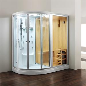 Sauna Interior de Madera Sólida de Hemlock con Ventanas Transom, Modelo <span class=keywords><strong>Jing</strong></span> En KD-5002D-2, de Alta Calidad para 2 Personas, con Infrarrojos Lejanos, para Villa - Product Image 3
