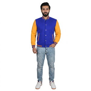 Vestes d'hiver pour hommes FINER THREADS, best-sellers - Col montant, logo sur le devant, 100% coton, fabrication sur mesure, prix de gros - Product Image 1