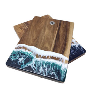 <span class=keywords><strong>Planche</strong></span> à fromage Natural House Ocean en résine époxy et bois d'acacia pour servir de la charcuterie et des <span class=keywords><strong>tapas</strong></span> - Product Image 4