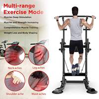 Barre de traction Machine de musculation Gym à domicile Assisté Dip Menton Équipement d'exercice Debout Barre de traction Barre de traction murale