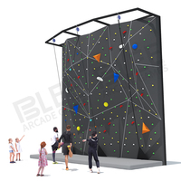 Mur d'escalade de parc d'attractions de sport d'intérieur personnalisé mur d'escalade souple pour les enfants
