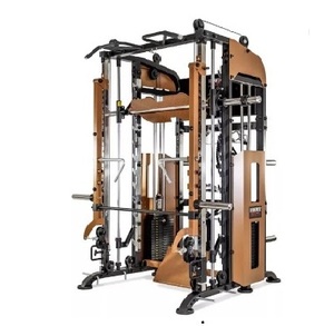 Machines d'équipement de gymnastique chargées par plaque Brightway Power Squat Rack Foic Jemmy Smith Mutli Function Gym Station Smith machine - Product Image 1