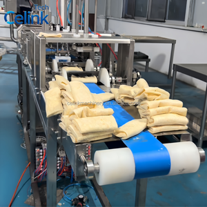 Línea de Producción Automática de Tortillas de Acero Inoxidable Industrial para Comida Mexicana, Línea de Horneado y Plegado de Tortillas - Product Image 3