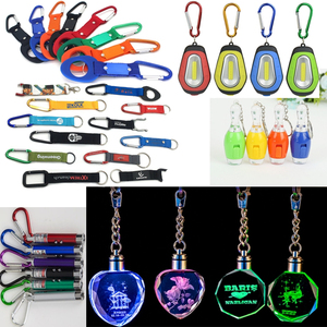 Porte-clés en cuir LED, Logo personnalisé, bon marché, en acrylique, bois, cristal, imprimé, voiture, promotion, pièces - Product Image 5