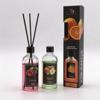Aceite Esencial Aromático sin Fuego con Aroma a Frutas de Verano, para Uso en Interiores y Dormitorios, Aire Fresco, Duración de 60-90 Días, Botella Negra