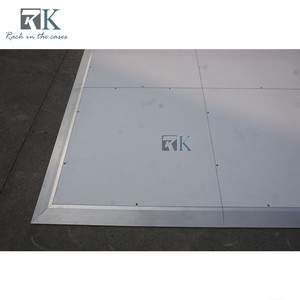 Pista de Baile Blanca de Alto Brillo, Plataforma Moderna para Eventos, Decoración para Pistas de Baile - Product Image 5