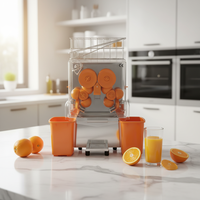 Presse-agrumes automatique Horus grande capacité, extracteur de jus d'orange frais commercial pour un fonctionnement continu
