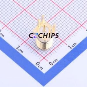 HJ-SMA006 RF Coaxial Connector Through hole Component (THT) Connector Board-to-Board Inner Hole 1 8mm - Product Image 2