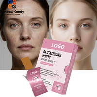 Prix d'usine Bandes de collagène au glutathion de qualité alimentaire à dissolution orale - Patch vitaminique éclaircissant pour la peau OEM pour l'exportation transfrontalière