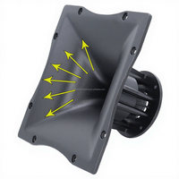 Diffuseur de tweeter à guide d'ondes en aluminium moulé sur mesure de 38 mm (1,4 pouce) pour boîtier audio