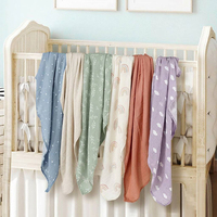 Couverture d'emmaillotage multifonctionnelle double couche en mousseline de coton douce, hypoallergénique, pour bébé, couverture de réception pour nourrisson, couverture pour nouveau-né