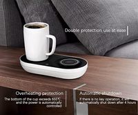 Chauffe-tasse et refroidisseur intelligent 3-en-1 PT-502 avec chargeur sans fil – Gadget technologique de bureau pour l'innovation au bureau