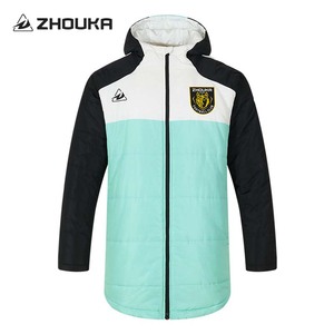 Giacca da <span class=keywords><strong>Calcio</strong></span> Personalizzata con Stampa Integrale, Calda e Impermeabile, Imbottita con Cappuccio per Allenamento Invernale di Squadra - Product Image 2