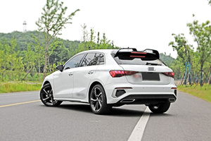 Kit de carrocería Welta Gloss Black ABS+PP con parachoques y enganche de remolque, para Audi A3 8Y Sportback 2020+ Facelift, aspecto original 100%, 1 año de garantía. - Product Image 6