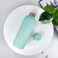Bouteille d'eau isotherme en acier inoxydable à petite ouverture avec logo personnalisé pour la gym, tasse anti-fuite en caoutchouc pour l'extérieur, vente en gros
