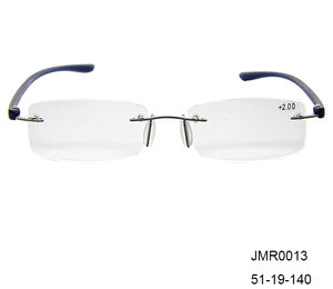 Liquidación <span class=keywords><strong>Gafas</strong></span> <span class=keywords><strong>de</strong></span> Lectura <span class=keywords><strong>de</strong></span> Metal sin Montura, Ligeras, Flexibles y <span class=keywords><strong>de</strong></span> Calidad, Lentes Azules AC, Personalización <span class=keywords><strong>de</strong></span> Logotipo, Cómodas, Unisex - Product Image 4