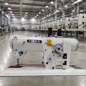 Machine <span class=keywords><strong>à</strong></span> coudre plate industrielle <span class=keywords><strong>à</strong></span> moteur haute vitesse pour couture chevrons, vêtements en lin <span class=keywords><strong>Tai</strong></span> <span class=keywords><strong>Chi</strong></span>, points trois et quatre fils, RN-2284D - Product Image 1