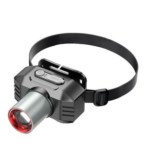 Headlamp <b>Led</b> <b>Rechargeable</b> Battery Aluminum Alloy White <b>Light</b> Outdoor <b>Work</b> Mining Helmet Lamp - Product Image 1