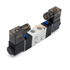 Vanne solénoïde à cinq voies à deux positions SXQD 4V220 08 DC24V, vanne de commande de cylindre à montage sur panneau - Product Image 2